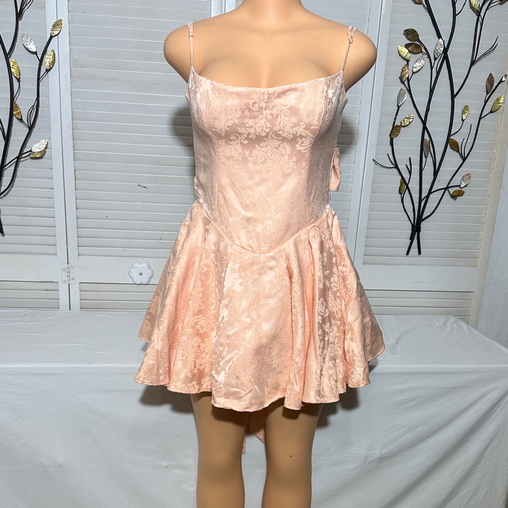 House of CB Peach Dress